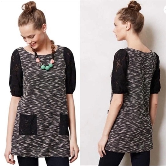 Anthropologie Dresses & Skirts - Postmark / Anthro Staccato tweed tunic dress